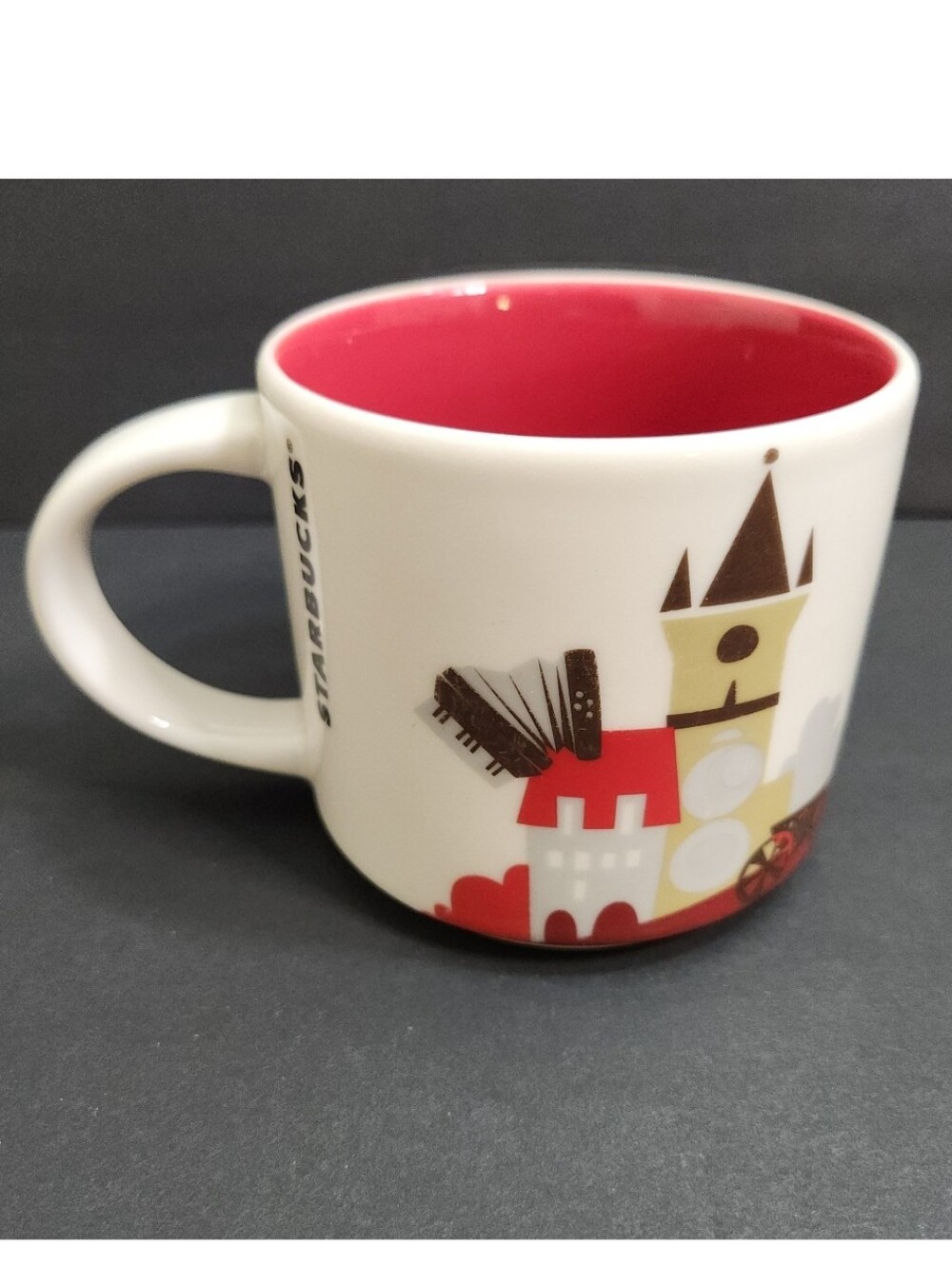 Starbucks 2017 Prague Czech Republic "You Are Here" Collection 14oz Coffee Mug